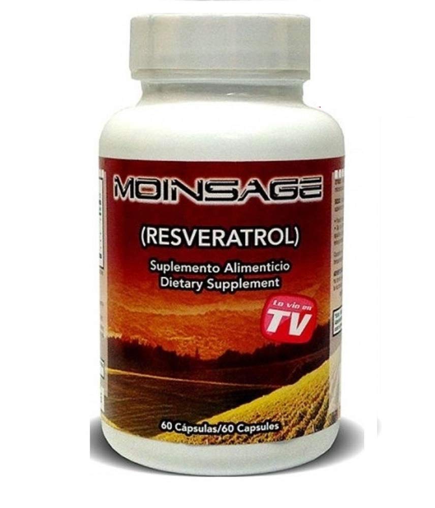 Moinsage Resveratrol Antioxidant Supplement - 60 Capsules