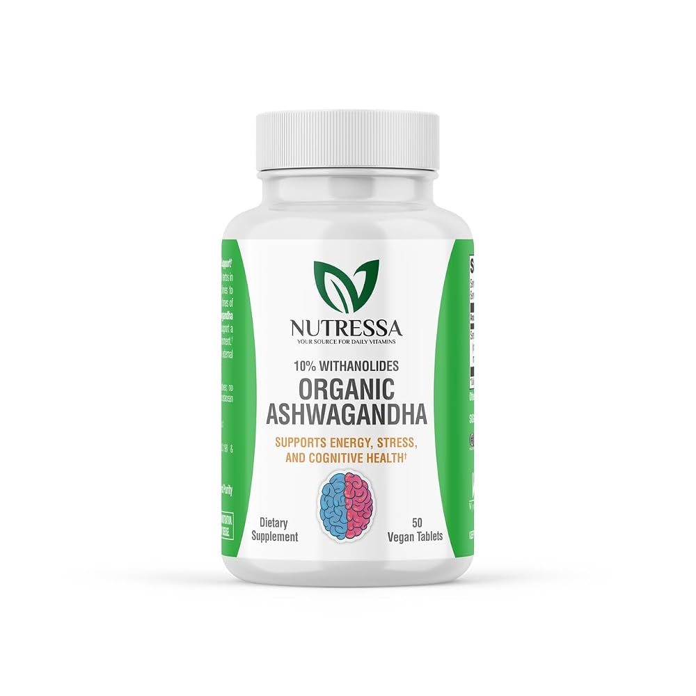 Nutressa Organic Ashwagandha - 50 Tablets