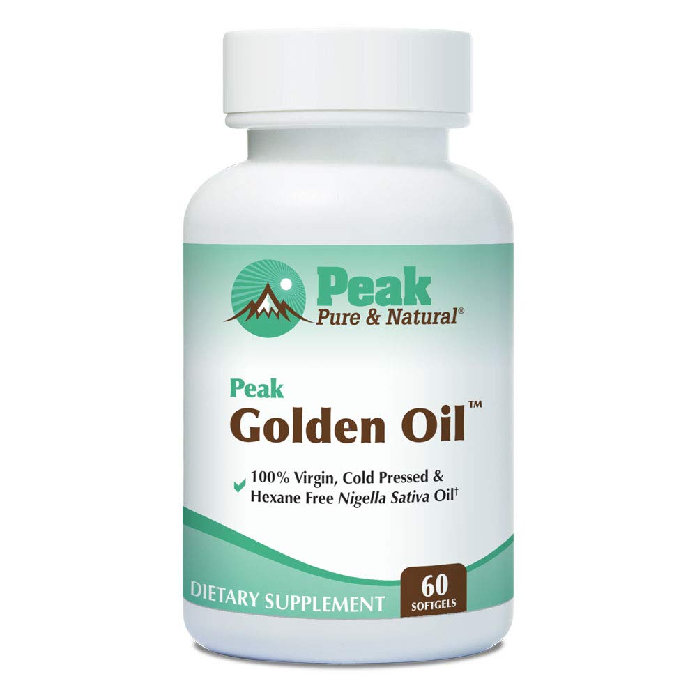Peak Pure & Natural Black Seed Oil Supplement - 60 Capsules