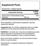Swanson Ultra VitaCholine Cognitive Support 300 mg - 60 Vegetarian Capsules - image 2