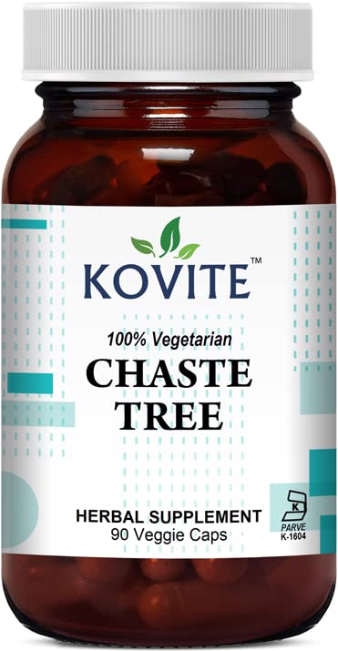 Kovite Organic Chaste Tree Berry 400 mg - 90 Vegetable Capsules