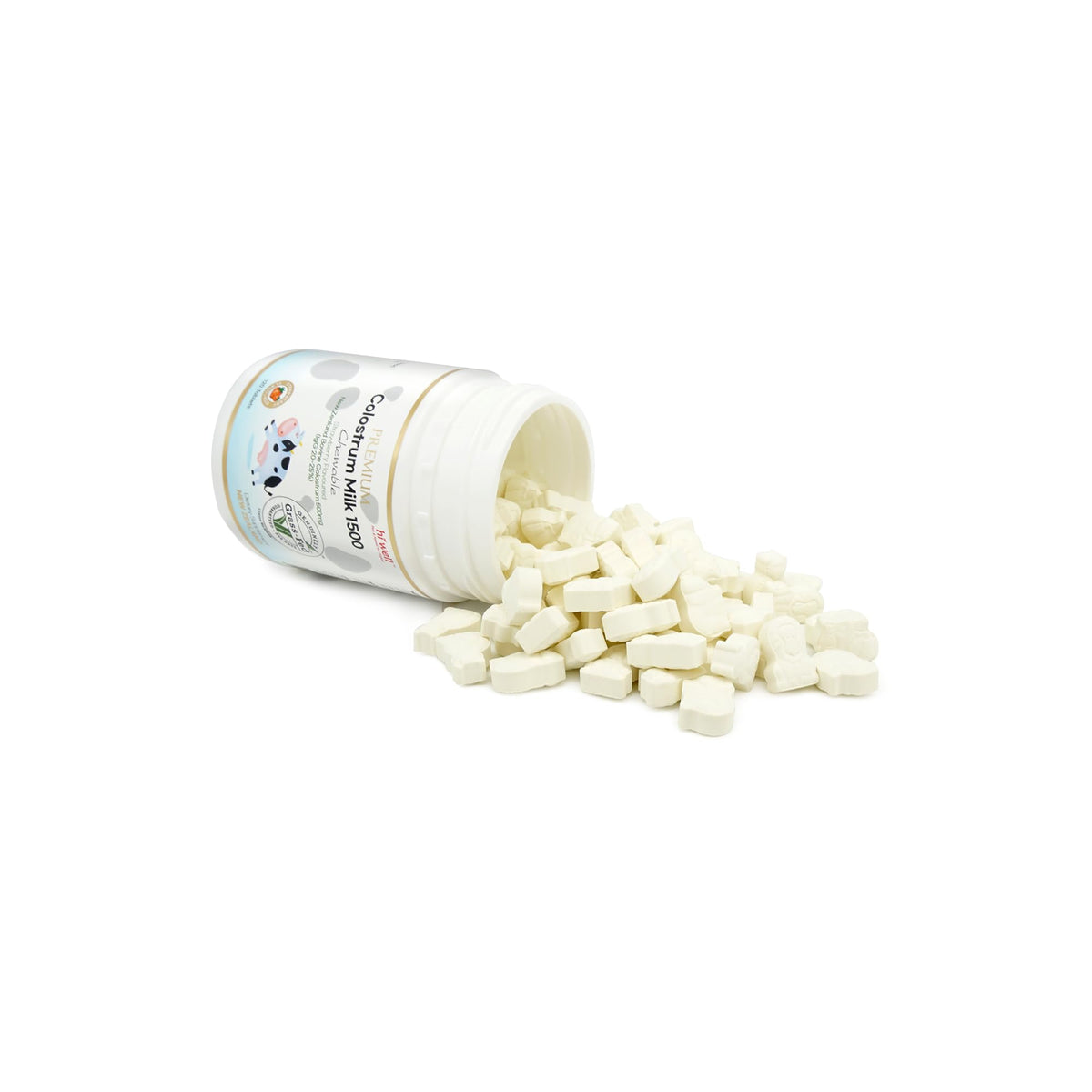 Hi Well Premium Grass-Fed Colostrum1500 120Tablets