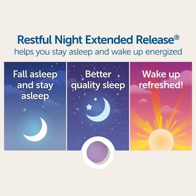DR.WHITAKER Dr. Whitaker Restful Night Extended Release Melatonin - 30 Tablets - image 5