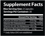 Focus Pharmacology Vitamin K2 with D3 Extra Strength - 60 Capsules - image 5