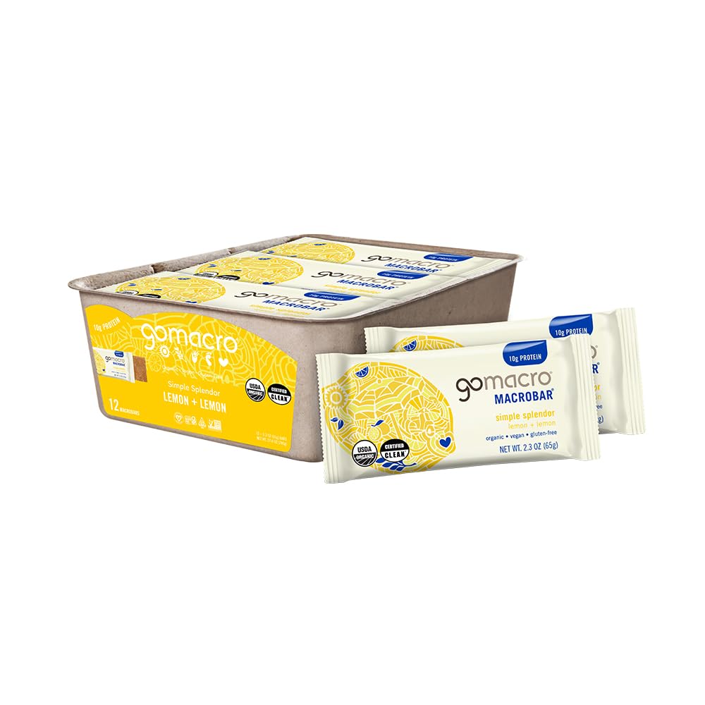GoMacro MacroBar Organic Vegan Protein Bars