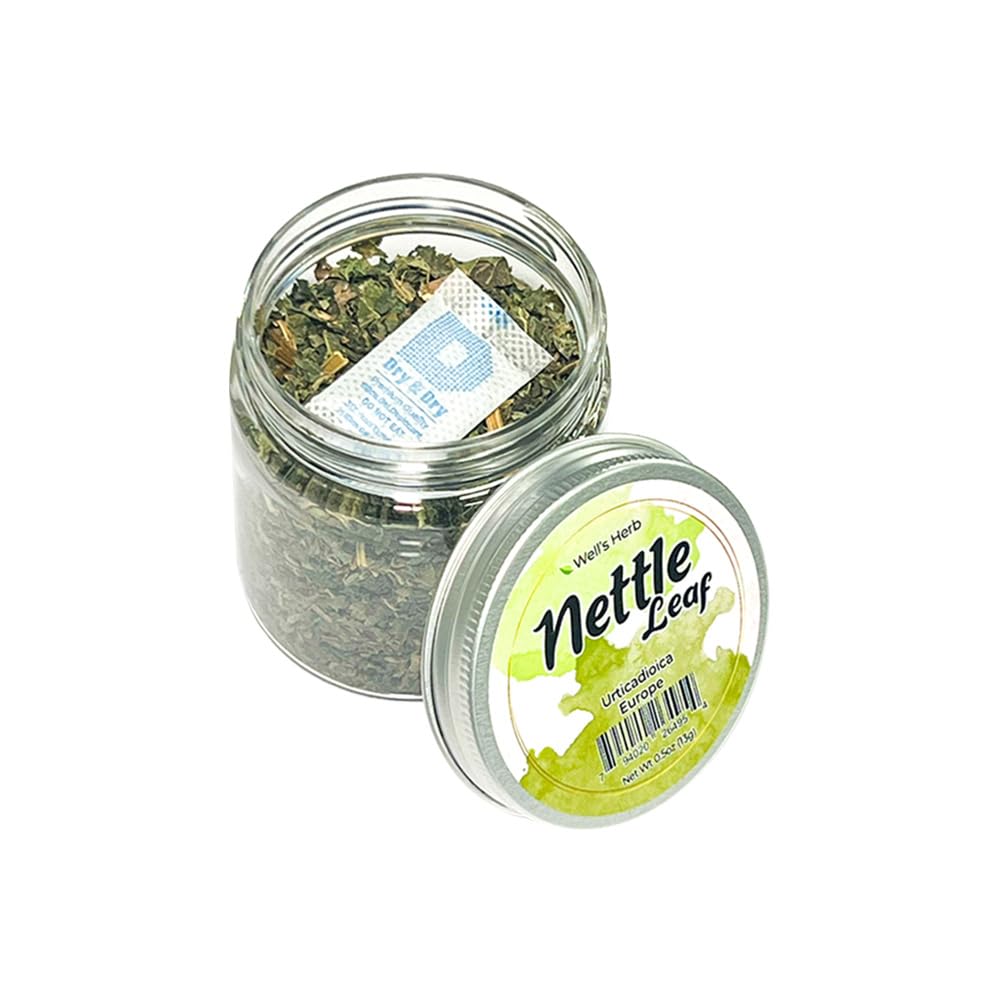 Well's Oil Dried Nettle Leaf Herb for Hair & Skin Care - 0.5 oz - image 2