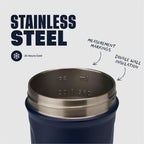 BlenderBottle Sport Flip Stainless Steel Shaker Bottle