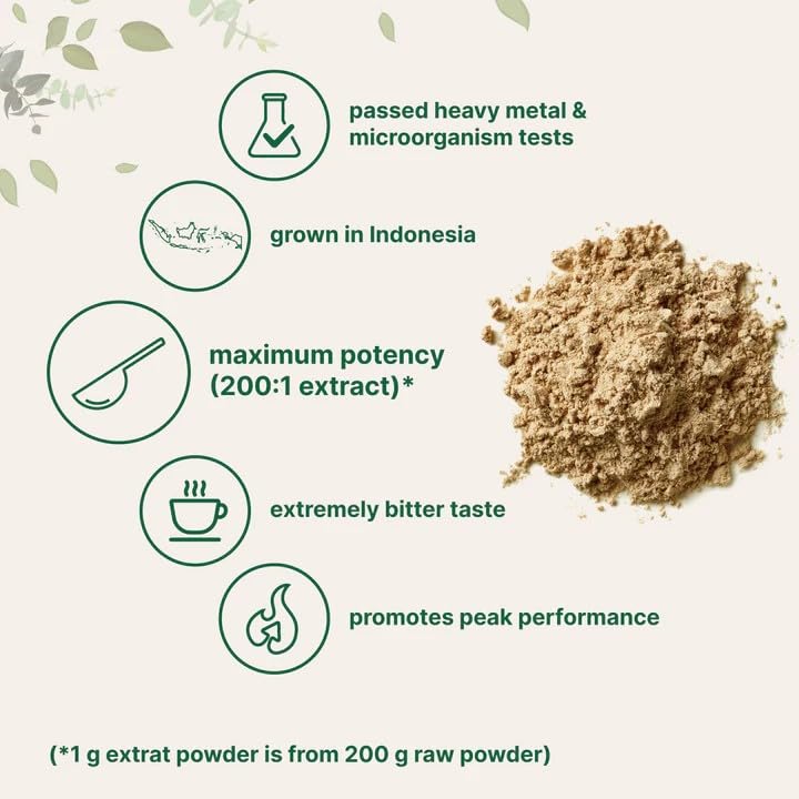 Micro Ingredients Tongkat Ali 200:1 Extract Powder for Men - 100g - image 3