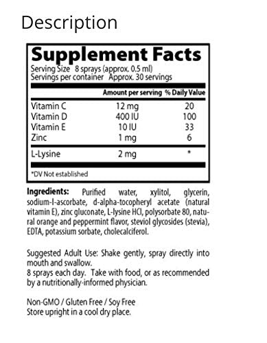 Dr. Spray's Vitamin C with Zinc Spray - 1 Spray Tube - image 2