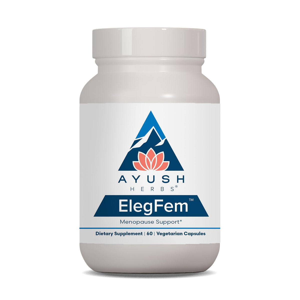 Ayush Herbs ElegFem Menopause Supplement for Women - 60 Capsules