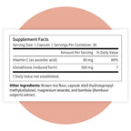 Pattern Wellness Glutathione Supplement - Active Reduced Glutathione