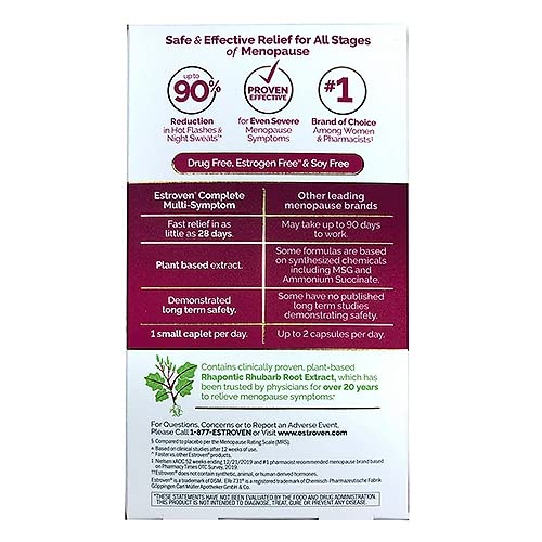 Estroven Complete Multi-Symptom Menopause Relief - 84 Tablets - image 4