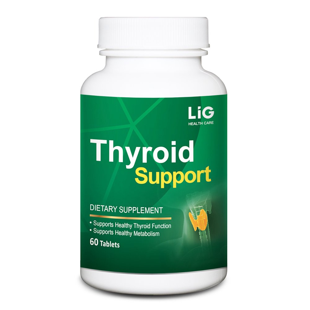 LIG Health Care Thyroid Support Natural Herbal Supplement - 60 Tablets