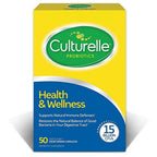 Culturelle Daily Probiotic Supplement for Digestive Health - 50 Capsules