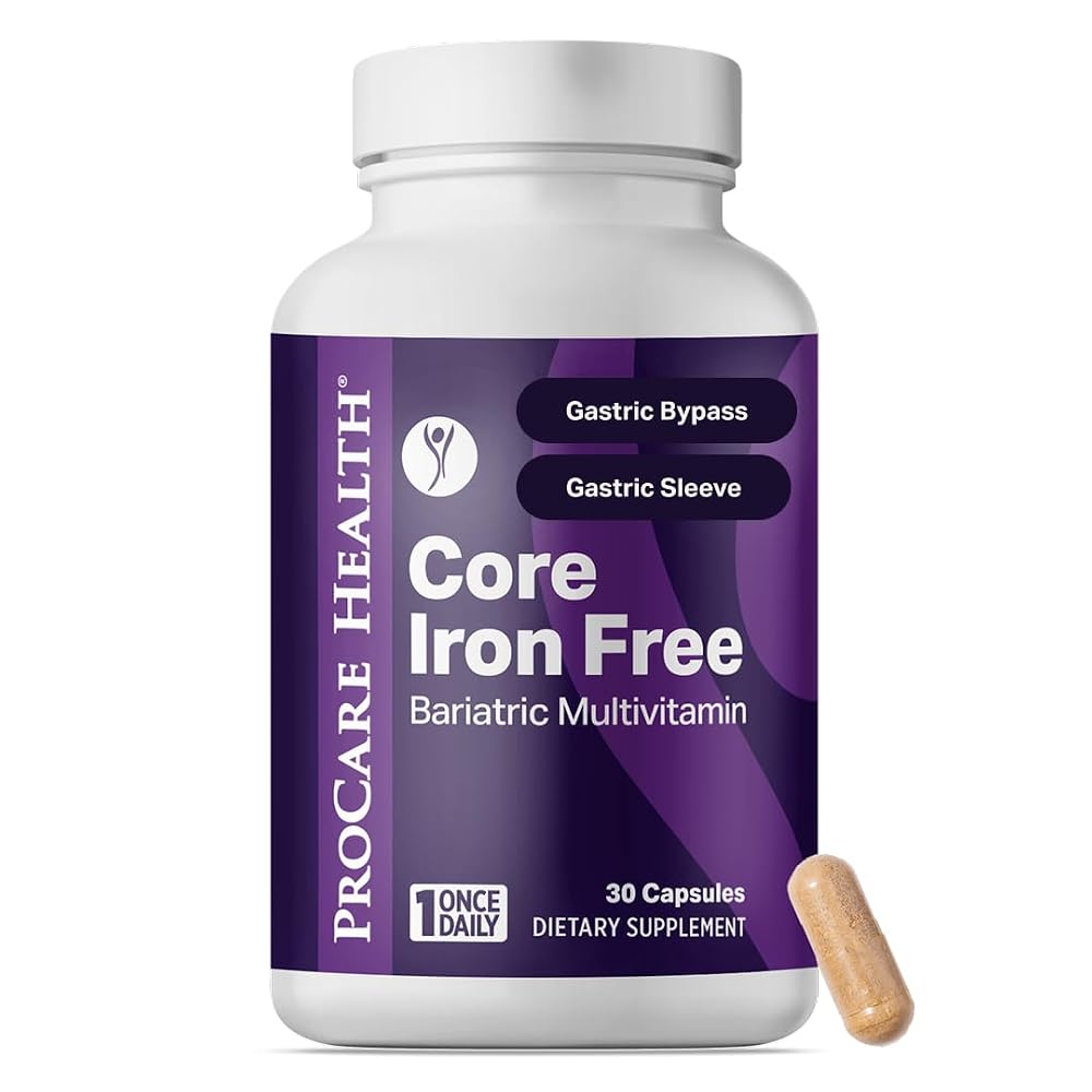 ProCare Health Core Iron Free Bariatric Multivitamin - 30 Capsules