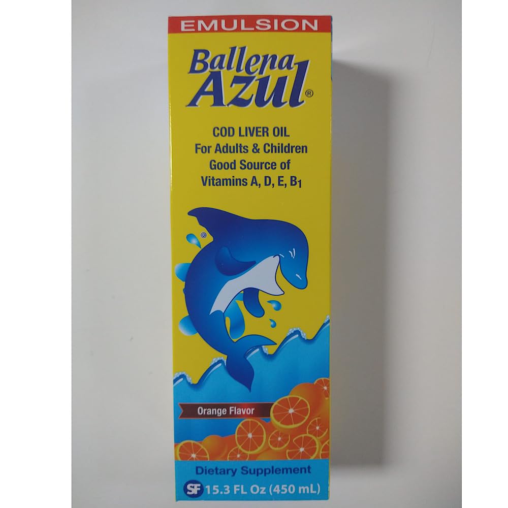 Ballena Azul Cod Liver Oil Liquid for Adults and Children - 15.3 Fl Oz - image 9