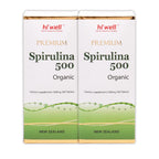 Hi Well Premium Spirulina 500mg Organic - 500 Tablets
