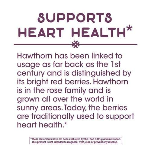 Nature's Way Hawthorn Berries Cardiovascular Support - 180 Capsules - image 6