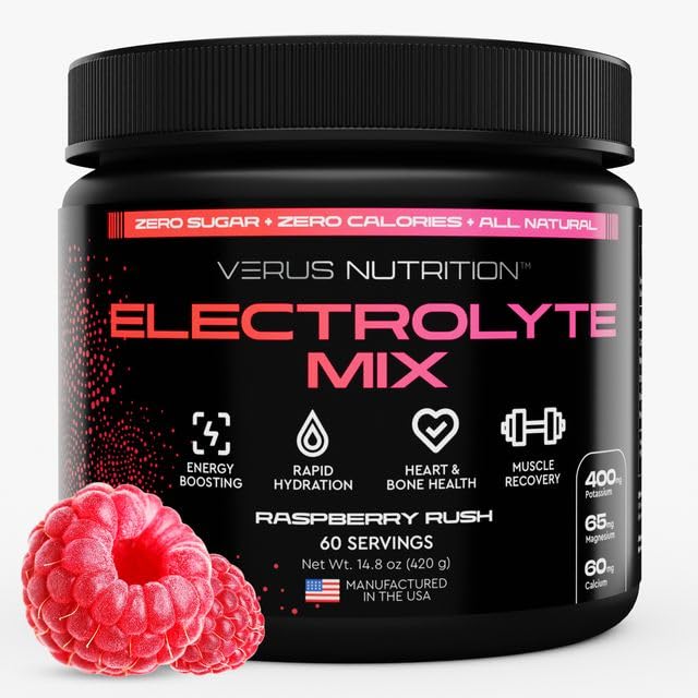 VERUS NUTRITION Electrolytes Powder No Sugar- Zero Calorie Hydration