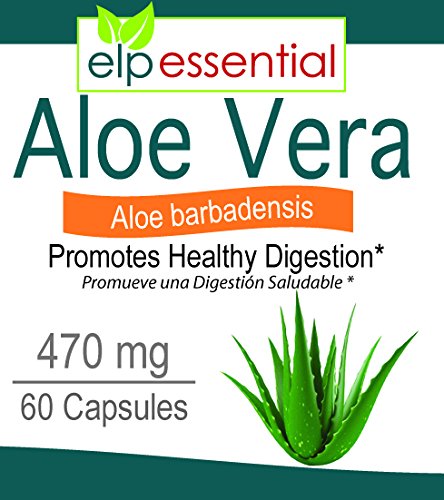 ELP ESSENTIAL Aloe Vera Capsules for Healthy Digestion - 60 Capsules - image 2