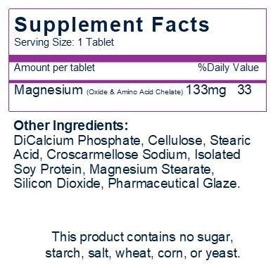 Mg Plus Protein Magnesium Supplement - 500 Tablets - image 3