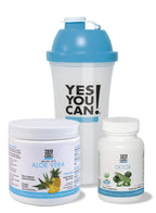 Yes You Can! Detox Kit Bundle, Capsules, Aloe Vera Mix & Bottle