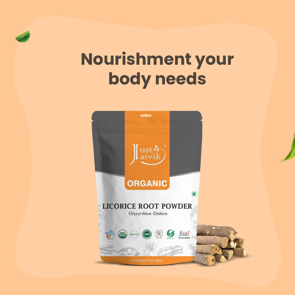 Just Jaivik Organic Licorice Root Powder - 227g - image 3