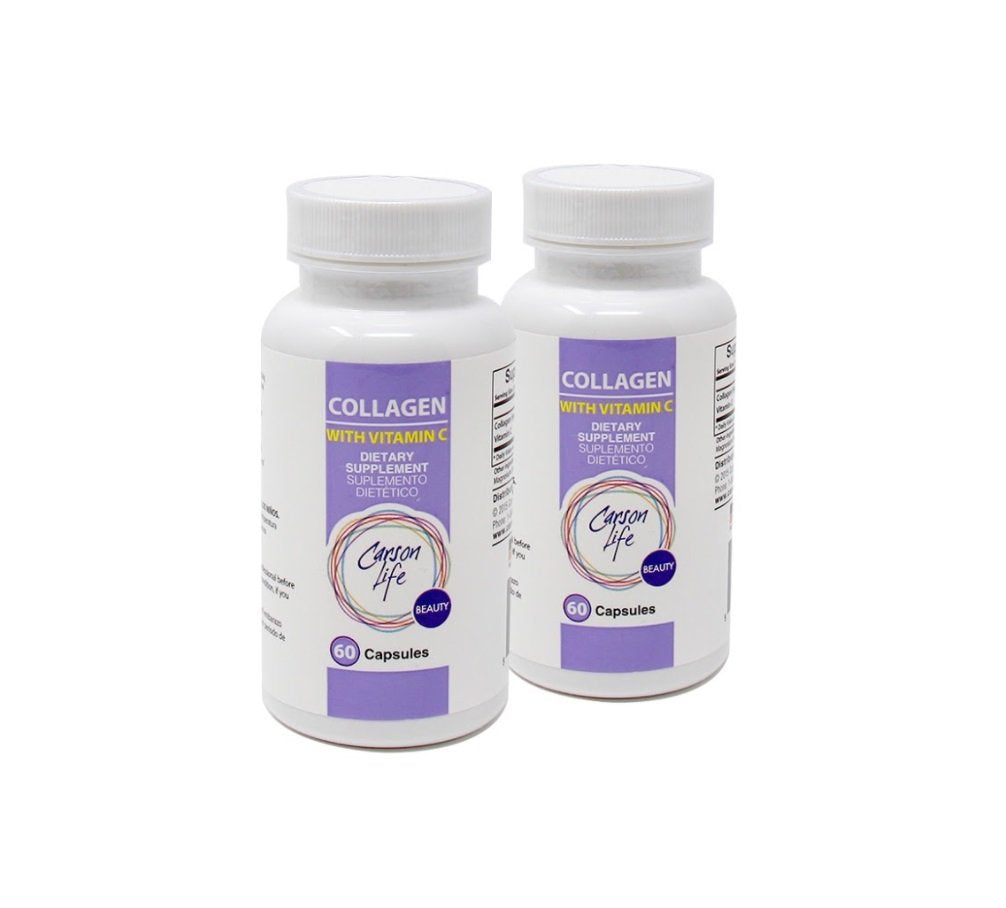 Carson Life Collagen with Vitamin C Capsules - 120 Count