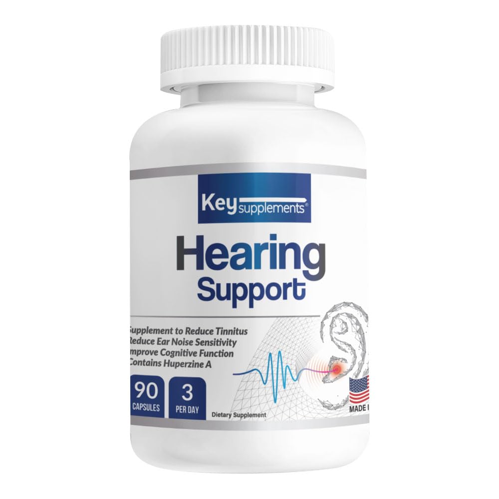 Keysupplement Hearing Support 90 Capsules for Tinnitus Relief