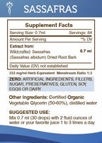Secrets of the Tribe Sassafras Tincture Alcohol-Free Extract - image 5
