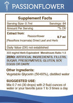 Secrets of the Tribe Passionflower Tincture Alcohol-Free Extract