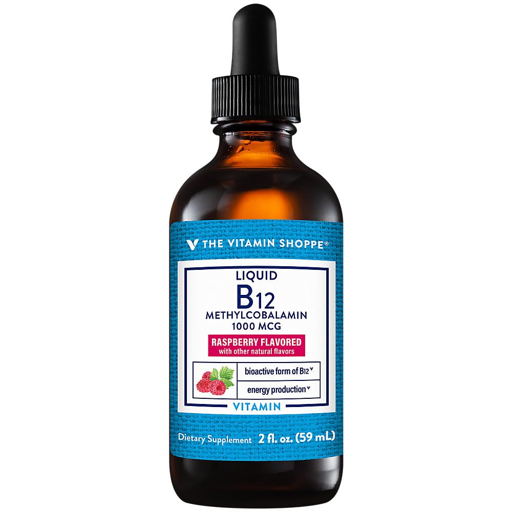 The Vitamin Shoppe Liquid B12 Methylcobalamin 1000 MCG - 2 oz
