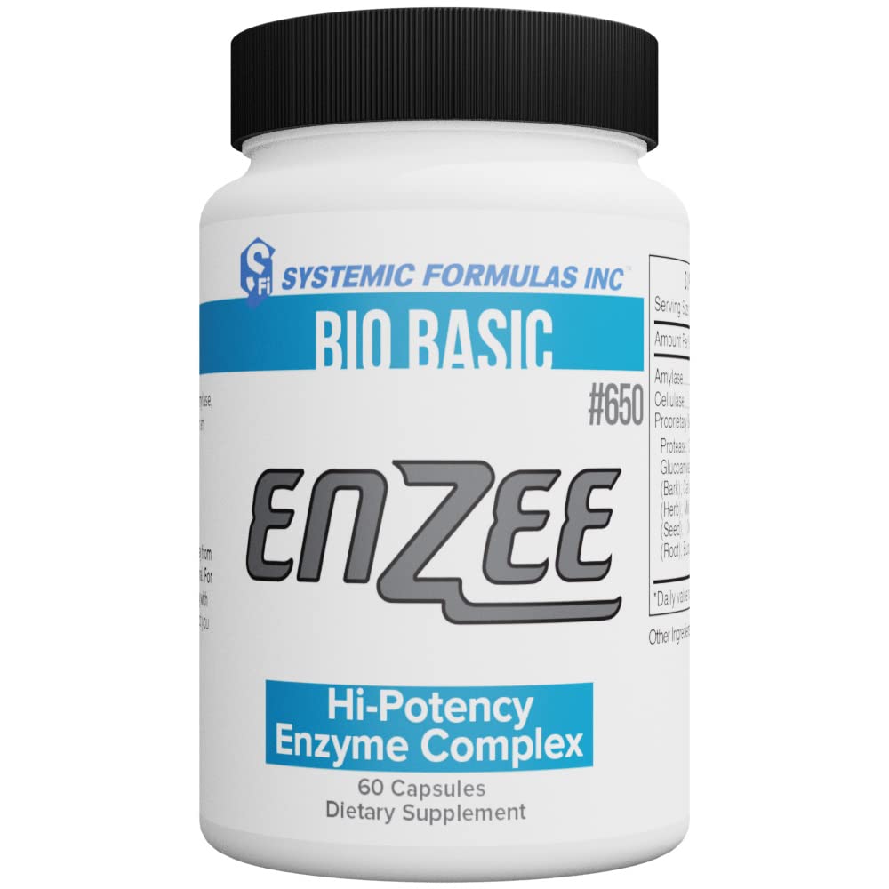 Systemic Formulas Enzee Hi-Potency Enzyme Complex - 60 Capsules