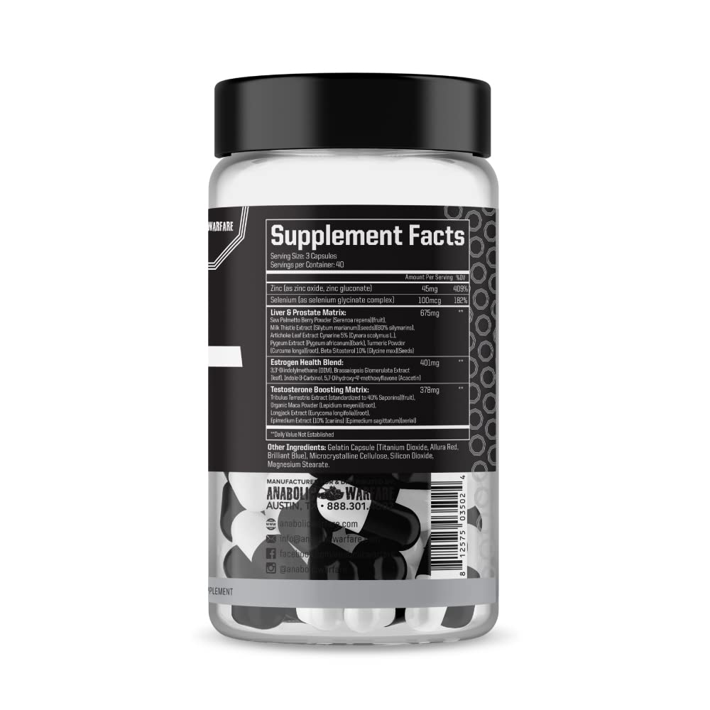 Anabolic Warfare Project PCT Post-Workout Recovery - 120 Capsules - image 2