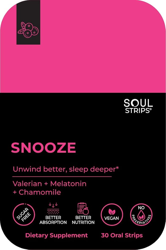Soul Strips Snooze Vegan Sugar Free Sleep Strips - 30 Count - image 2