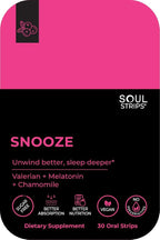 Soul Strips Snooze Vegan Sugar Free Sleep Strips - 30 Count - image 2