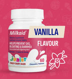 Milkaid Junior Lactase Enzyme Chewable Tablets for Lactose Intolerance