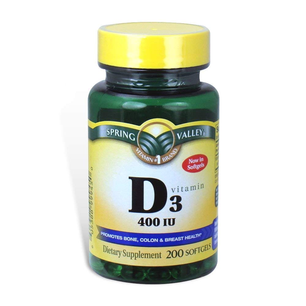 ASOMI Vitamin D-3 400 IU - 200 Softgels
