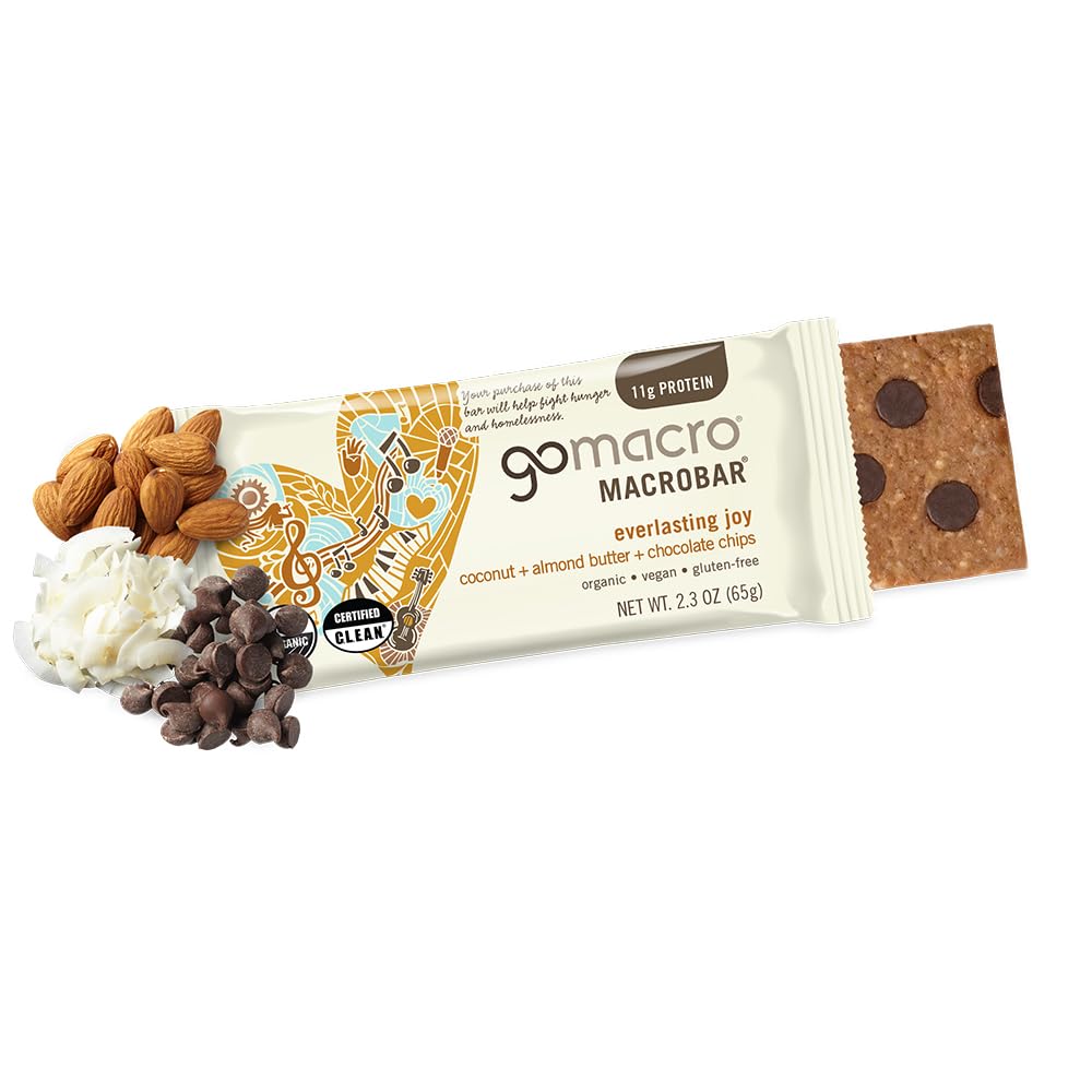 GoMacro MacroBar Organic Vegan Protein Bars