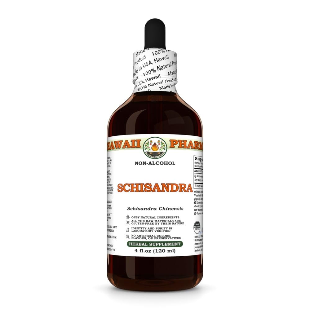 Hawaii Pharm Schisandra (Schisandra chinensis) Berry Alcohol-Free