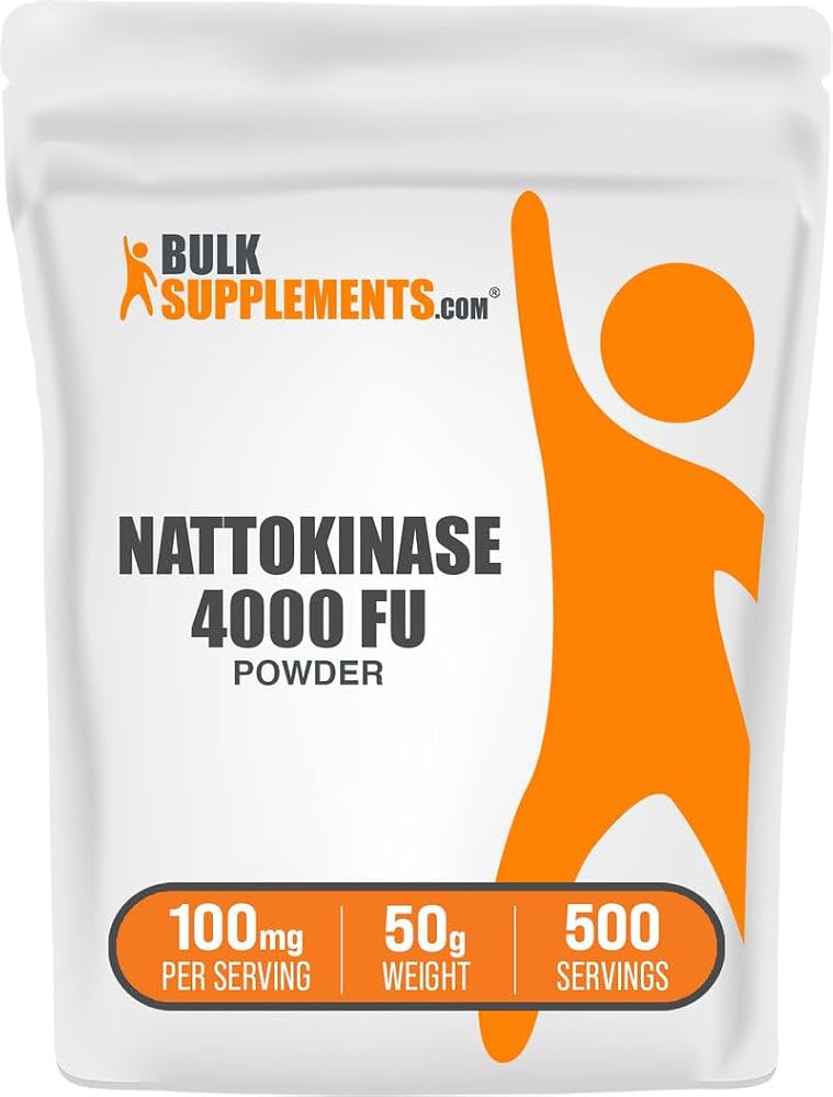 BulkSupplements.com Nattokinase 4000 FU Powder