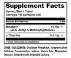 Amazing Formulas Melatonin 10 Mg Plus L-Theanine 5.5 Mg Supplement