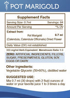 Secrets of the Tribe Pot Marigold Alcohol-Free Liquid Extract