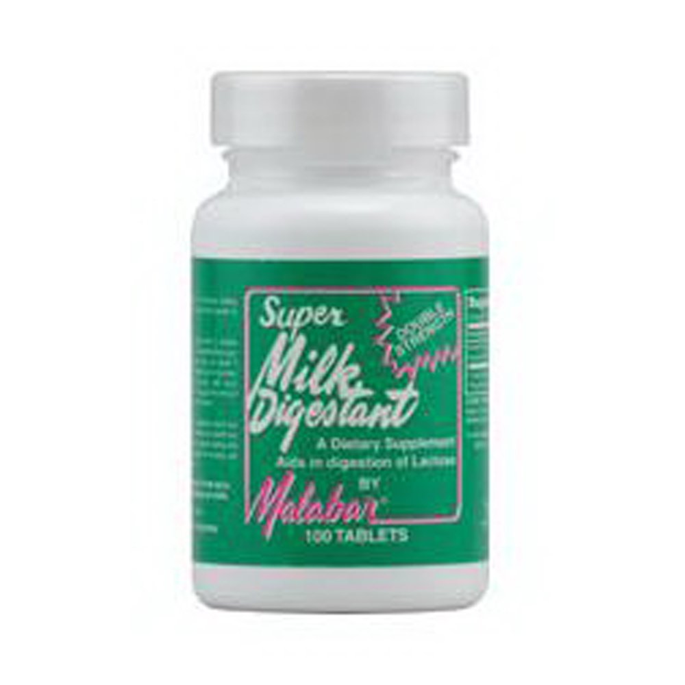 Malabar Super Milk Digestant Lactase - 100 Tablets