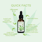 RANDEX 5000mg Organic Cold-Pressed Hemp Oil - Rich in Omega 3-6-9 - image 8