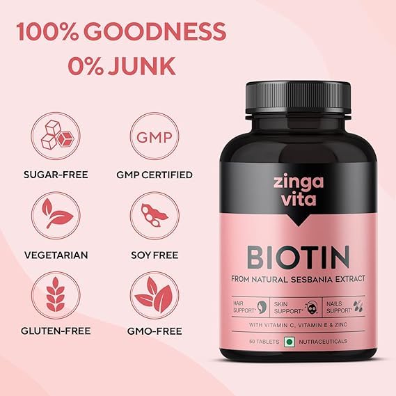 MAGICHOOD Advanced Biotin Tablets for Hair Growth - 60 Tablets - image 3