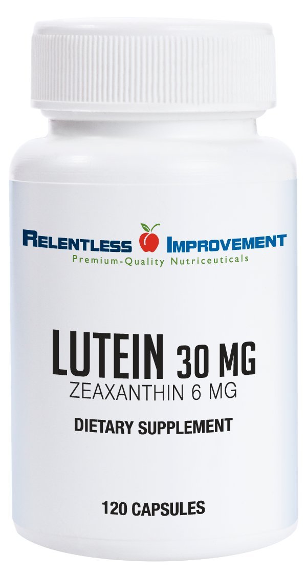 Relentless Improvement Lutein 30mg Plus Zeaxanthin Eye Health