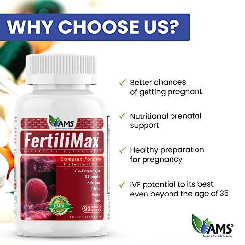 America Medic & Science FertiliMax Fertility Supplement - 90 Capsules - image 6