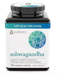Youtheory Ashwagandha 1000mg Stress Relief - 150 Capsules