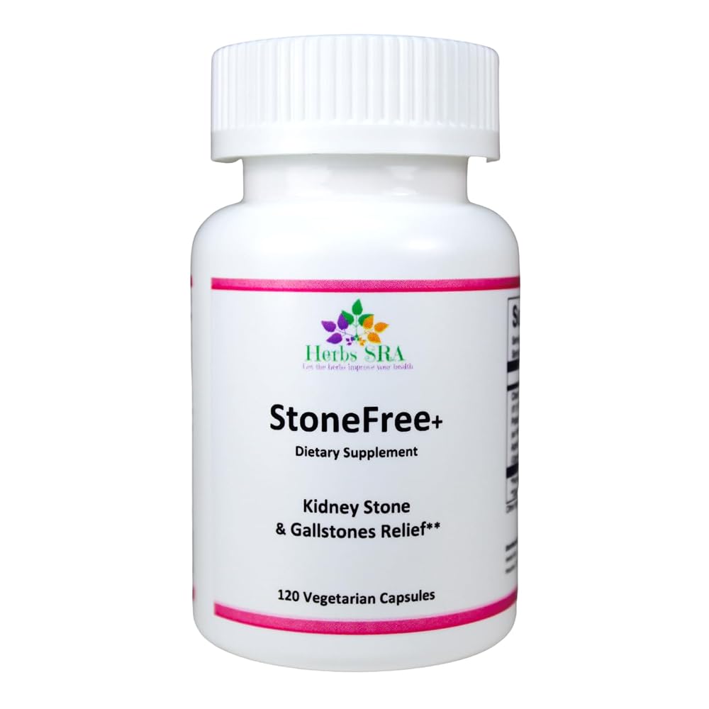 Herbs SRA StoneFree+ Kidney & Urinary Wellness - 120 Vegetarian Capsules